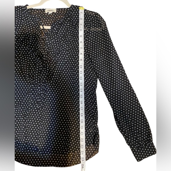 L’agence Tabitha Ruffled Spade Top Size S/P - Picture 4 of 10